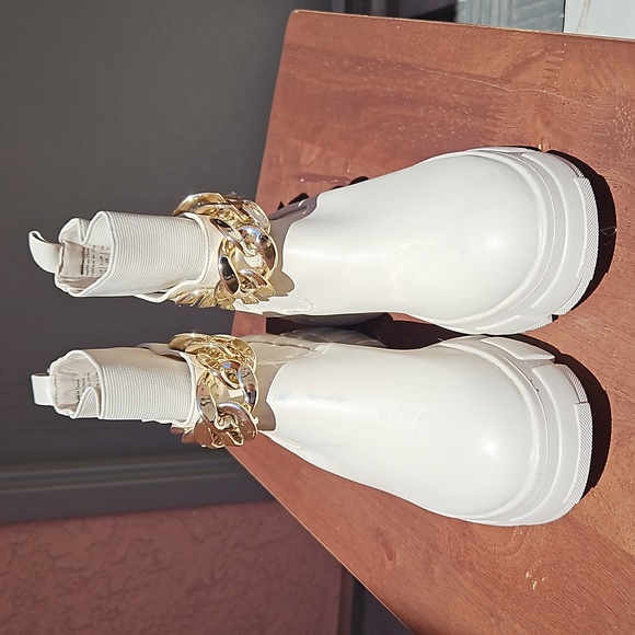 Rachel Zoe Lyra Chelsea Combat Ankle Boots - Picture 8 of 13